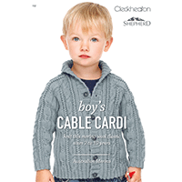 Cleckheaton Boy's Cable Cardi Pattern