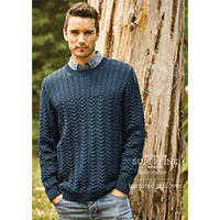 Men's Textured Pullover - 462