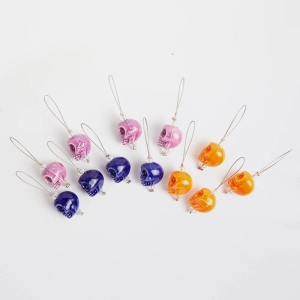 Stitch Markers and Tapestry Needles Zoonie Stitch Markers Skull Candy