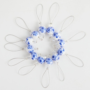 Stitch Markers and Tapestry Needles Zoonie Stitch Markers Blooming Blue